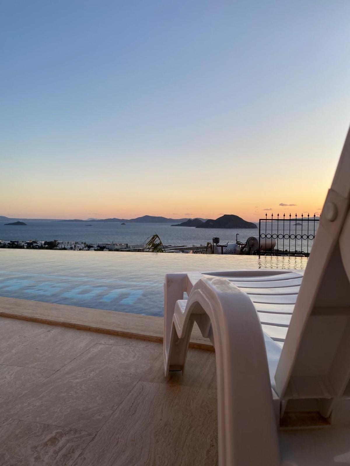 Bodrum Eason Villa & House 350M2 Full Sea View With Private Infinity Pool Exterior photo